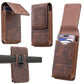 ⏳🏆LAST DAY SALE: ￡6.99!! ⚡Big Discount | Waist Belt Cell Phone Pouch 📱 Multi-Pocket Leather Holster with Card Holder