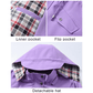 💖2026 HOT SALE 50% OFF🧥Women's Solid Color Drawstring Zip Up Hooded Trench Coat🍃