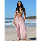 ⏰2026 Summer Hot Sale 50% OFF 🌊✨Women's Wide Leg Gingham Striped Plaid Pants🏖️Casual Barrel Loose Drawstring Pants with Pockets☀️