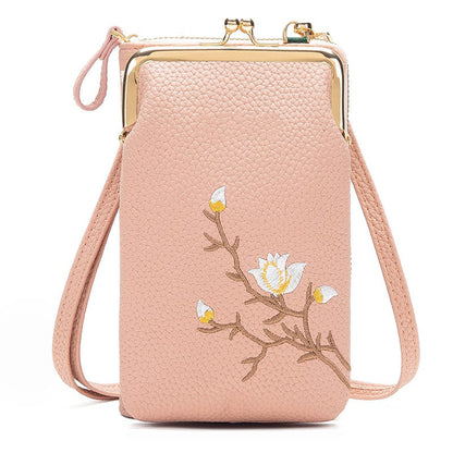 💗Hot Sale 50% OFF🌸Women Sling Cross-Body Wallet with Mobile Cell Phone Holder
