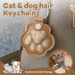 💖Leather Pet Memorial Keychain  🐾 Keep Their Memory Close, Always