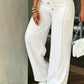 ⏳Last Day Sale Only ￡15.99!!👖💥Women's High-Waisted Straight Leg Trousers – Front seam & elastic back – Versatile, comfortable & perfect for office or casual wear ✨🌸