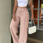 ⏳Last Day Sale Only ￡15.99!!👖💥Women's High-Waisted Straight Leg Trousers – Front seam & elastic back – Versatile, comfortable & perfect for office or casual wear ✨🌸