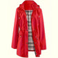 💖2026 HOT SALE 50% OFF🧥Women's Solid Color Drawstring Zip Up Hooded Trench Coat🍃