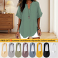 🔥LAST DAY SALE: ONLY ￡11.99!!✨👚Women's Plain Short Sleeve Blouse, Casual Solid Color Top for Daily Wear