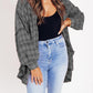 🔥50% OFF & Free Shipping🔥🏆Women's Mineral Washed Button Down Plaid Shirt