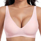 💗Special Price £9.99!⚡50K+ SOLD!!💕Womens Comfortable Wireless Bras Push Up Bralettes Seamless Tshirts Bras Deep V Everyday Bras