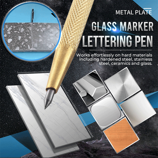⚡Buy 1 Get 2 Free⚡Metal Plate Glass Marker Lettering Pen