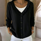 ⌛Limited Time 50% Off! - Women's Ruffle Collar Knit Cardigan