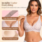 💗Special Price £9.99!⚡50K+ SOLD!!💕Womens Comfortable Wireless Bras Push Up Bralettes Seamless Tshirts Bras Deep V Everyday Bras
