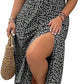 💗Summer Specials-49% OFF💗Plus-size Short Sleeve Split Floral Print Dress