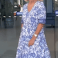 💝Hot sale-70% OFF💝🔥V-neck cozy Bohemian Latest Style Dress