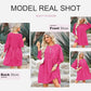 🌷Summer Hot Sale 50% Off💕Round Neck Dress with 3/4 Sleeves