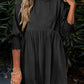 🌷Summer Hot Sale 50% Off💕Round Neck Dress with 3/4 Sleeves