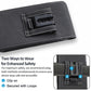⏳🏆LAST DAY SALE: ￡6.99!! ⚡Big Discount | Waist Belt Cell Phone Pouch 📱 Multi-Pocket Leather Holster with Card Holder