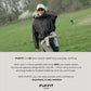 ⏳Limited-Time Sale: 50% OFF💥🧥Wide-Brim Hood💧Short Oversized Rain Jacket With Bubble Hem,Adjustable Cuffs
