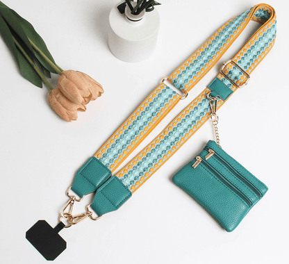 ❣️HOT SALE-49% OFF📱Crossbody Phone Strap with Zippered Pouch