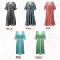 (🔥Hot Sale🔥60% OFF)👗 2026 Summer Casual Print V-neck Long Dress