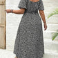 💗Summer Specials-49% OFF💗Plus-size Short Sleeve Split Floral Print Dress