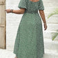 💗Summer Specials-49% OFF💗Plus-size Short Sleeve Split Floral Print Dress