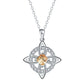 🌸LAST DAY-Buy 1 Get 1 Free ✨Mystical Birthstone Witches Knot Necklace – Natural Crystal🔮💞Protect Your Loved Ones