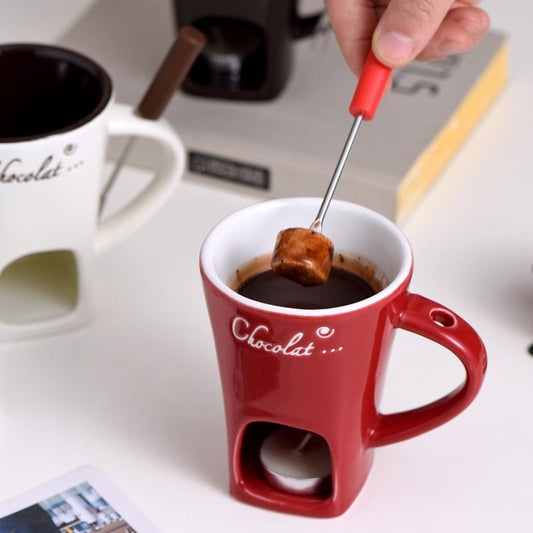 🔥 Flash Sale: Save 80% Now🍫 Handmade Chocolate Melting Mug – The Cozy Fondue Experience