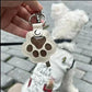 💖Leather Pet Memorial Keychain  🐾 Keep Their Memory Close, Always