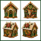 🎅Christmas Pre Sale 60% OFF!!🎄DIY Pearl Art Christmas House Kit – Create a Sparkling Handmade Holiday Decoration