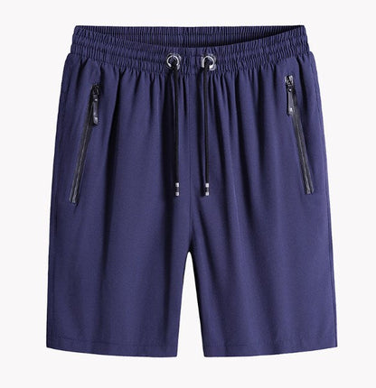 Hot Sales Plus Size  Men'sIce Silk Stretch Shorts