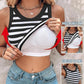 💖LAST DAY SPECIAL PRICE: ￡11.99!!💖Ribbed Stretchy Tank Top with Shelf Bra