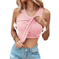 💖Last Day Special Price ￡13.99!!💖Ribbed Stretchy Tank Top with Shelf Bra