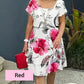 💃2026 SUMMER HOT SALE 50% OFF🌈Women's Multi-plant Floral Print Cascade Dress