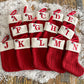 🔥HOT SALE -49% OFF🔥"Cozy Knit Socks, Embroidered Candy Gift Bag, Letter Christmas Stocking - Perfect for the Little Ones!"