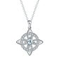 🌸LAST DAY-Buy 1 Get 1 Free ✨Mystical Birthstone Witches Knot Necklace – Natural Crystal🔮💞Protect Your Loved Ones
