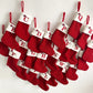 🔥HOT SALE -49% OFF🔥"Cozy Knit Socks, Embroidered Candy Gift Bag, Letter Christmas Stocking - Perfect for the Little Ones!"