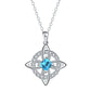 🌸LAST DAY-Buy 1 Get 1 Free ✨Mystical Birthstone Witches Knot Necklace – Natural Crystal🔮💞Protect Your Loved Ones