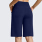 ⏰Last Day Sale 49% OFF🔥Women's Bermuda Shorts with Pockets -👍Knee Length Athletic Casual Long Shorts
