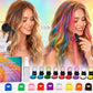 ⏳LAST DAY SALE 70% OFF!!🌈12-Color Temporary Hair Chalk Applicator Set🌈 |✅No Bleach, No Stain |