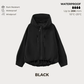 ⏳Limited-Time Sale: 50% OFF💥🧥Wide-Brim Hood💧Short Oversized Rain Jacket With Bubble Hem,Adjustable Cuffs