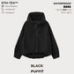 ⏳Limited-Time Sale: 50% OFF💥🧥Wide-Brim Hood💧Short Oversized Rain Jacket With Bubble Hem,Adjustable Cuffs