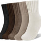 🎉 Incredible Offer: Buy 3 Get 2 Free 🔥5 Pairs🔥Women's Solid Mid-calf Socks