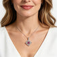🌸LAST DAY-Buy 1 Get 1 Free ✨Mystical Birthstone Witches Knot Necklace – Natural Crystal🔮💞Protect Your Loved Ones
