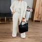 🎄 Christmas Spectacular: 50% Off 🎄 Grab the Elegant Longline Cardigan 3-Piece Set Now