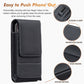 ⏳🏆LAST DAY SALE: ￡6.99!! ⚡Big Discount | Waist Belt Cell Phone Pouch 📱 Multi-Pocket Leather Holster with Card Holder