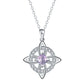 🌸LAST DAY-Buy 1 Get 1 Free ✨Mystical Birthstone Witches Knot Necklace – Natural Crystal🔮💞Protect Your Loved Ones
