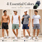 ⚡ | Lightweight Cooling Gym Shorts - 4-Piece Multi-Pack
