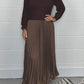 🔥Hot sale 49%OFF🔥Women's solid color Long Sleeve Jumper & Pleated Bottom Dress