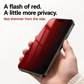 📱LAST DAY SALE ONLY￡6.99! ✨❤️Red Shimmer Privacy Tempered Glass Screen Protector for iPhone –Stylish Protection & Extra Privacy! ✨