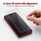 📱LAST DAY SALE ONLY￡6.99! ✨❤️Red Shimmer Privacy Tempered Glass Screen Protector for iPhone –Stylish Protection & Extra Privacy! ✨