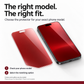 📱LAST DAY SALE ONLY￡6.99! ✨❤️Red Shimmer Privacy Tempered Glass Screen Protector for iPhone –Stylish Protection & Extra Privacy! ✨